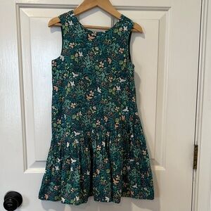 Tea Collection Green and White Floral Dress